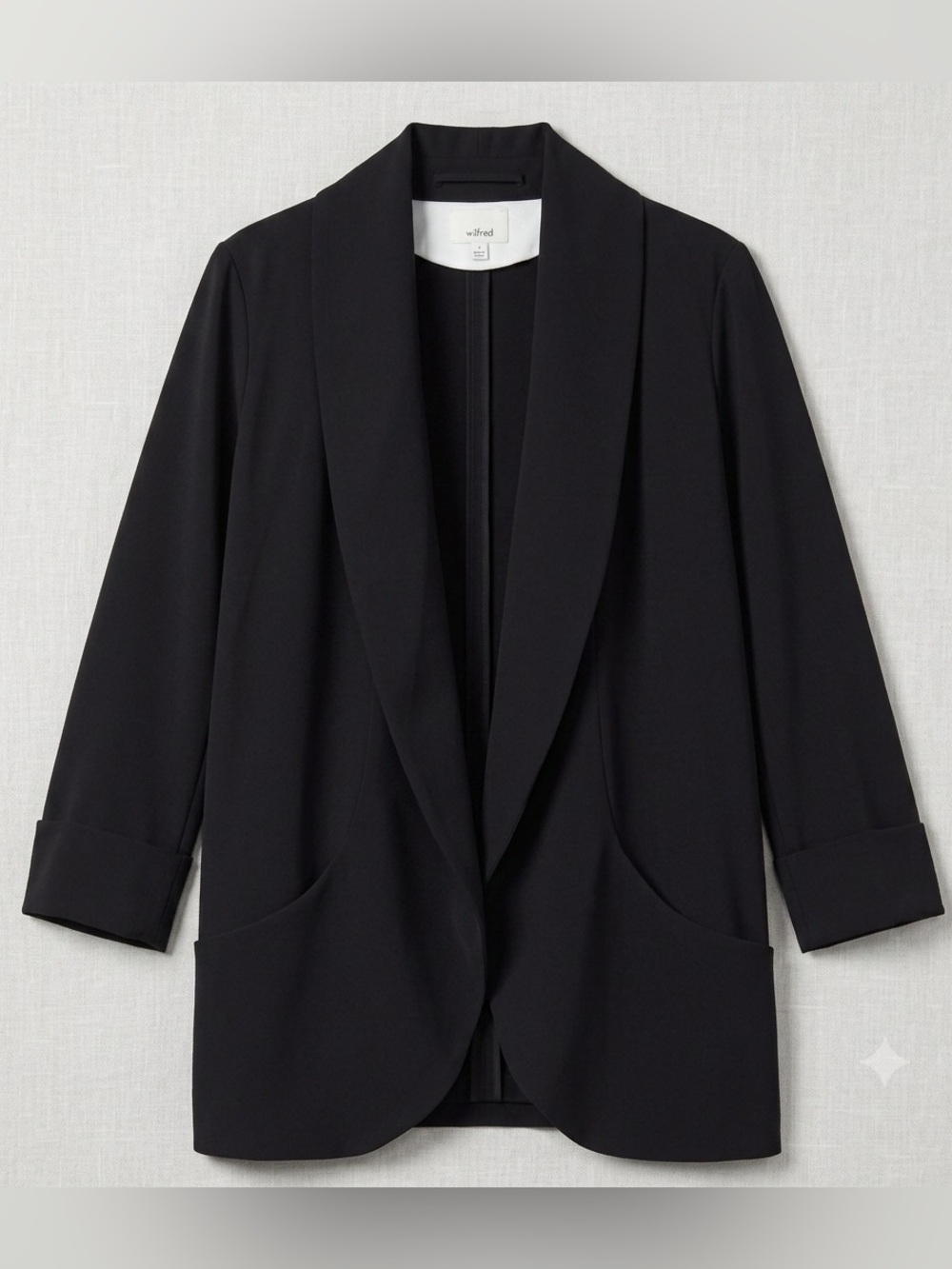 Aritzia Wilfred Chevalier Black Jacket - Size 00